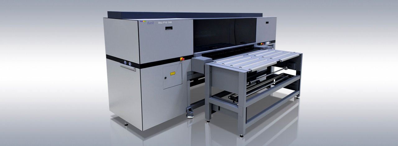 Large Fromat Printing Flatbed - Durst Rho P10 160 - The most versatile and productive, entry level industrial flatbed with proven P10 quality
